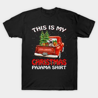 This Is My Christmas Pajama Shirt Pekingese Truck Tree T-Shirt